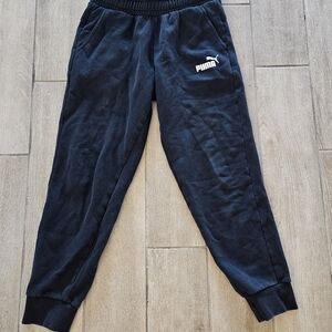 Puma Mens Black Sweatpants